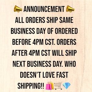 Same Day Shipping